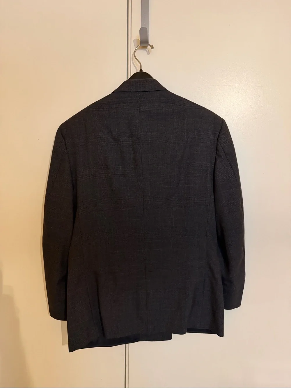 Nordstrom Double-Breasted Black Suit Blazer